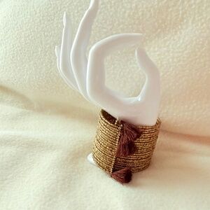 Golden Wrap Cuff Bracelet